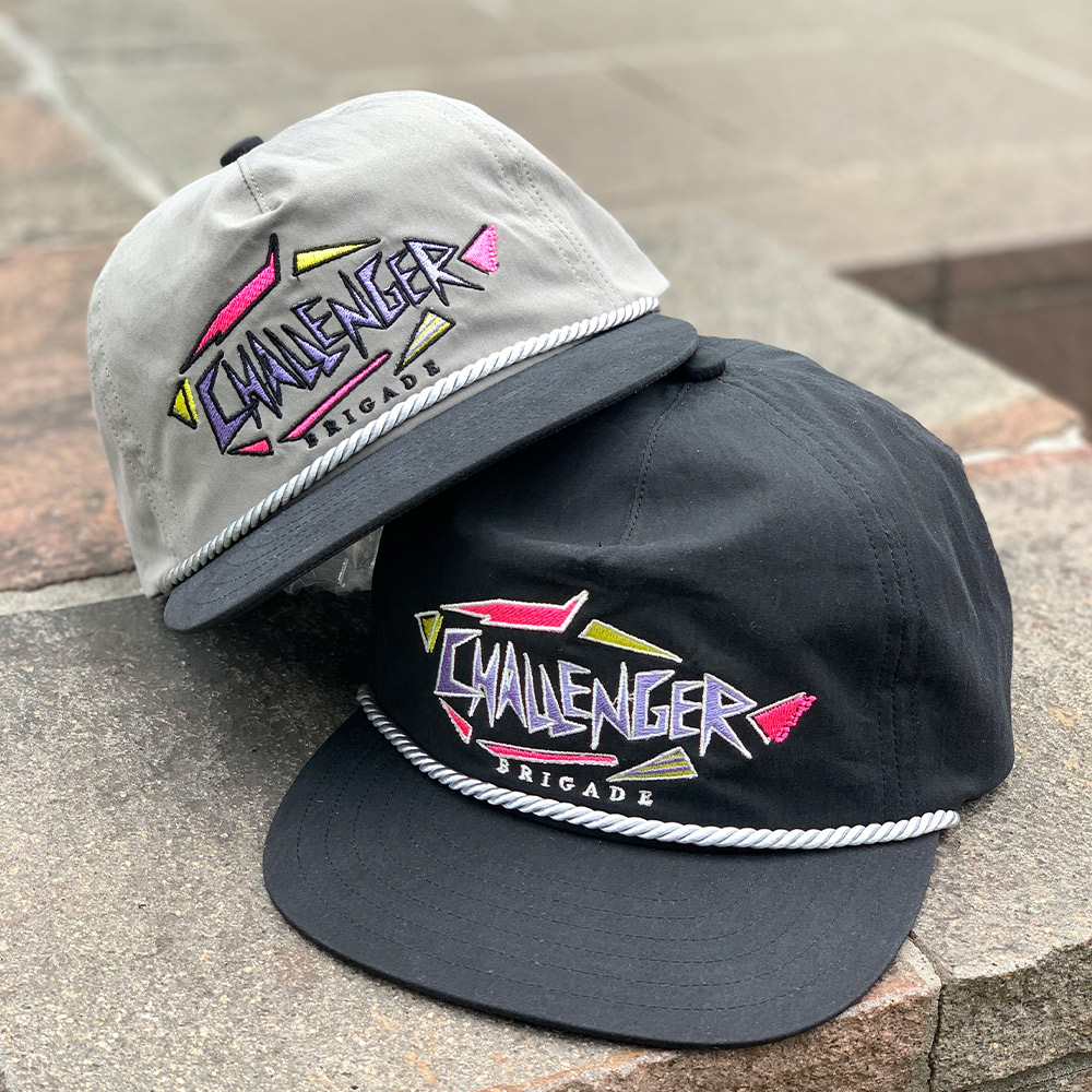 チャレンジャー 80'S NYLON CAP GRAY CHALLENGER / &LOCKERS［ベース 