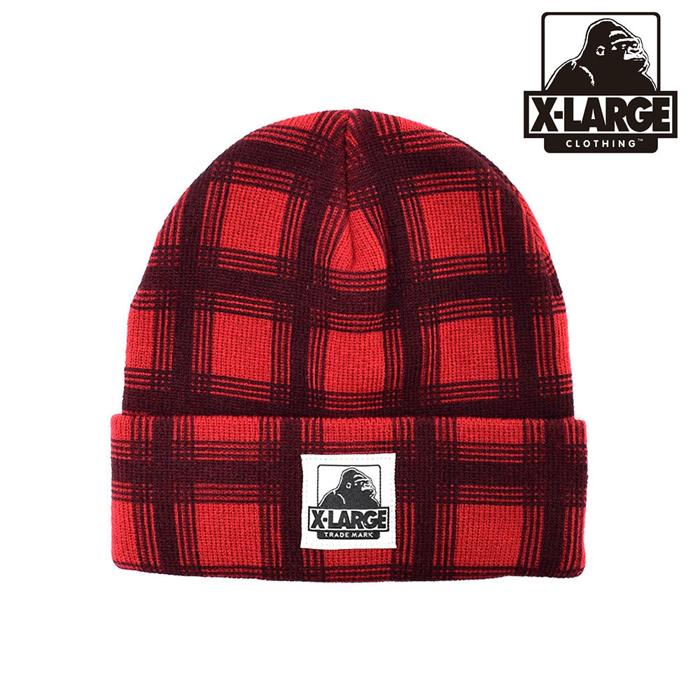 エクストララージ Xlarge Og Patched Cuff Beanie Red Lockers